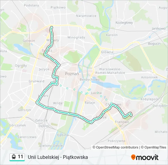 11 Light Rail Line Map