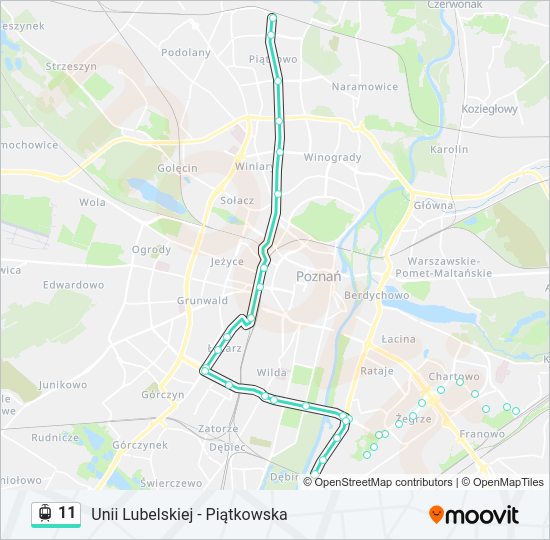 11 light rail Line Map