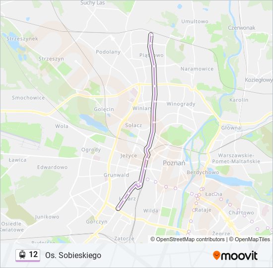 12 light rail Line Map