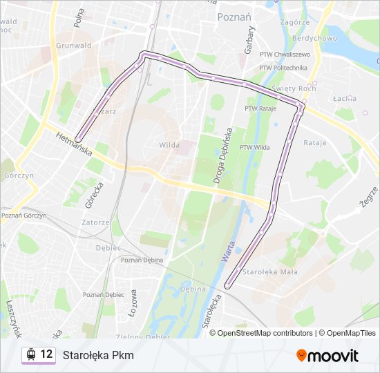 12 light rail Line Map