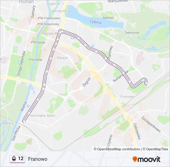 12 light rail Line Map