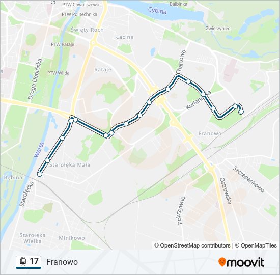 17 light rail Line Map