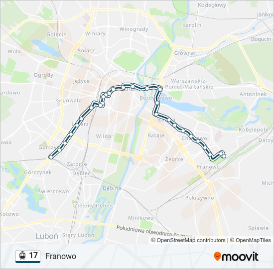 17 light rail Line Map