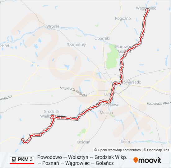 PKM 3  Line Map