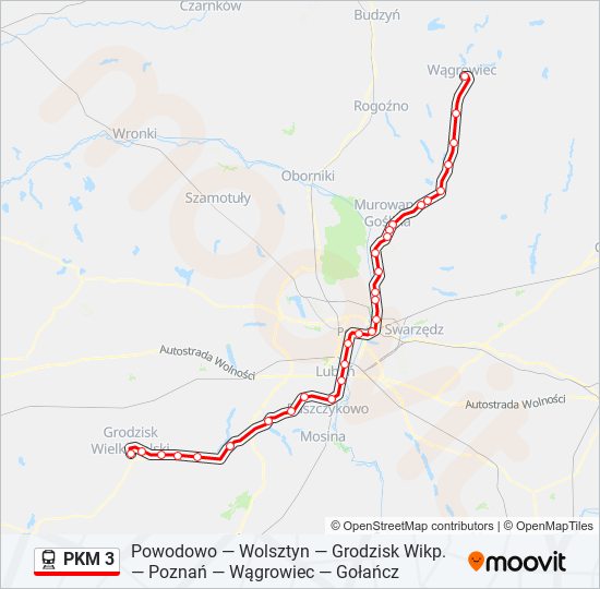 PKM 3  Line Map