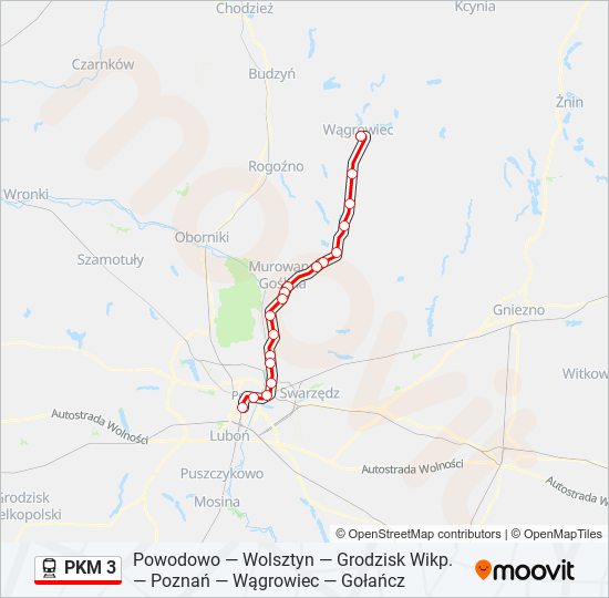 PKM 3  Line Map