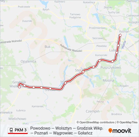 PKM 3  Line Map