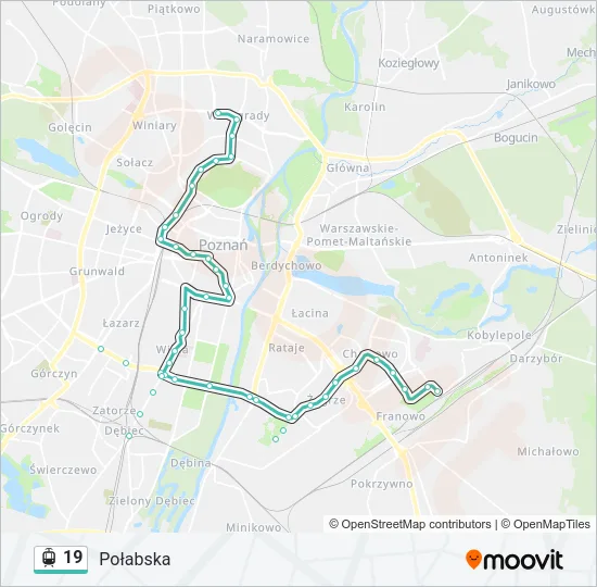 19 Light Rail Line Map