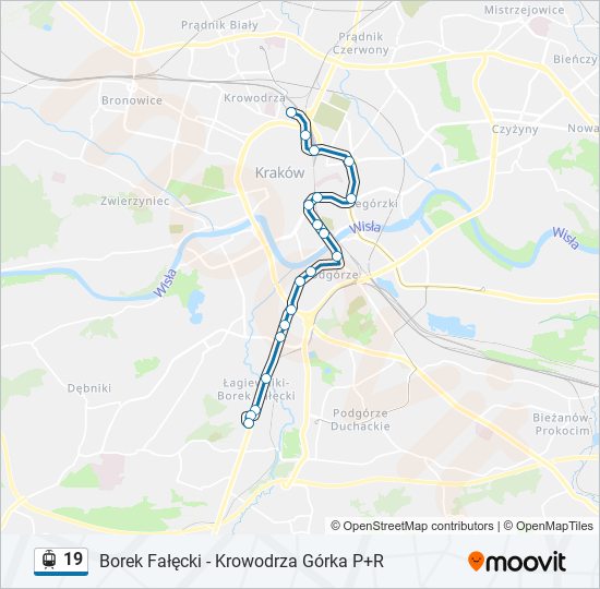 19 light rail Line Map