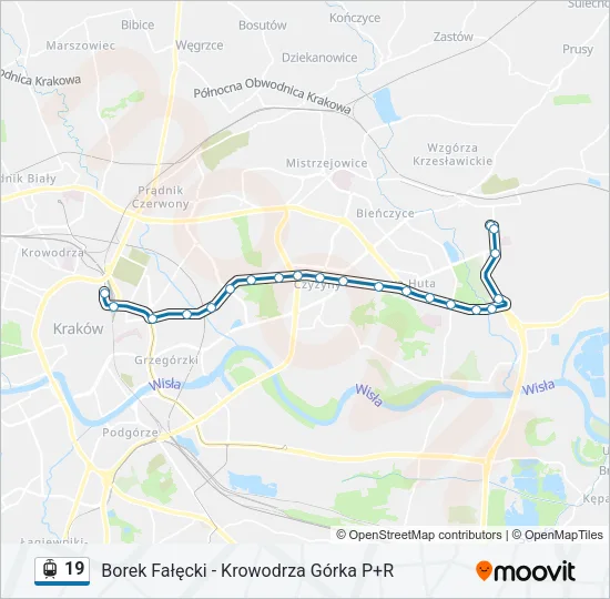 19 Light Rail Line Map