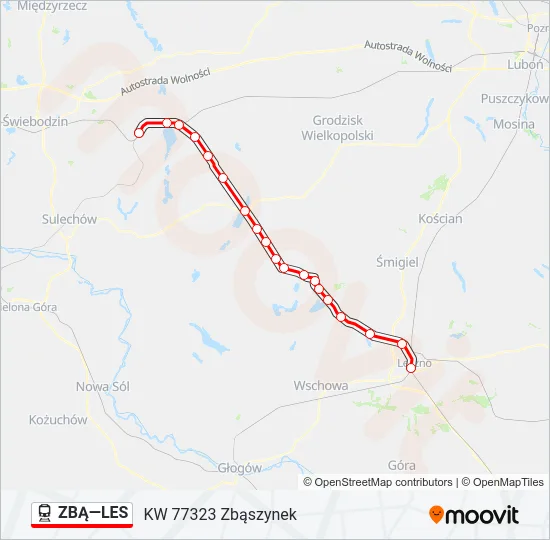  ZBĄ—LES: карта маршрута