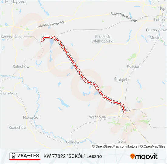  ZBĄ—LES: карта маршрута