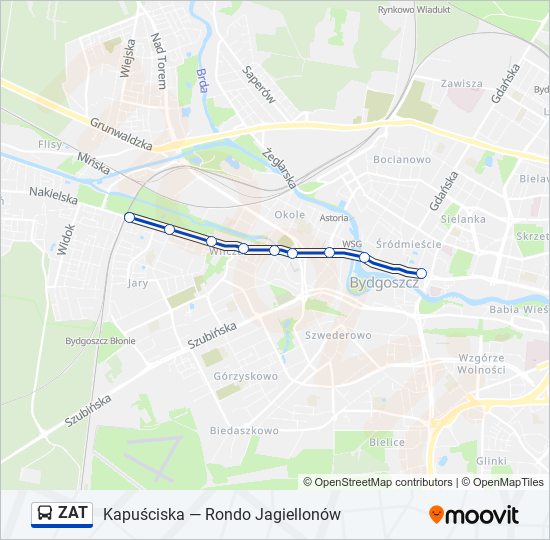 ZAT bus Line Map