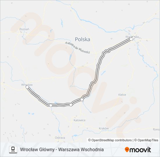 EIC 6102 Train Line Map