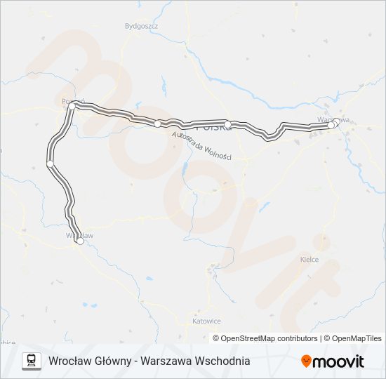 EIC 6113 train Line Map