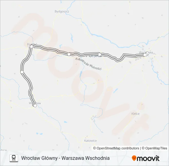EIC 6113 Train Line Map