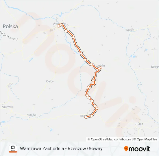 IC 13108 Train Line Map