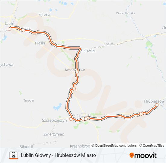 IC 20101 train Line Map