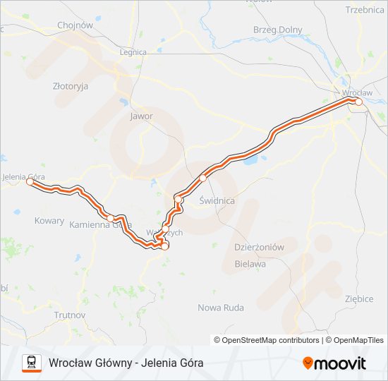 IC 60101 train Line Map