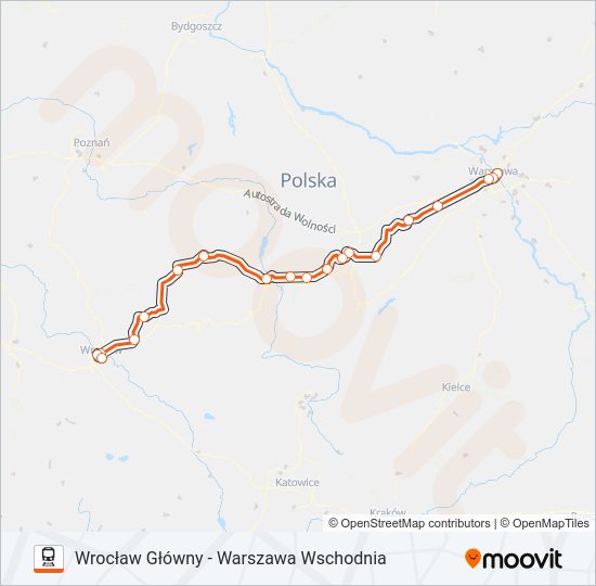 IC 61109 Train Line Map