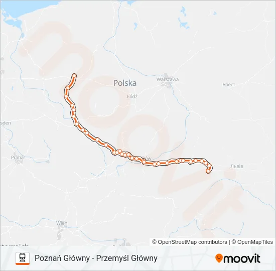 IC 73106 Train Line Map
