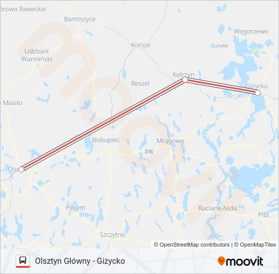 ZKA IC 50101 bus Line Map