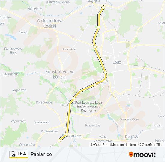 LKA Train Line Map