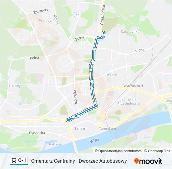 O-1 bus Line Map