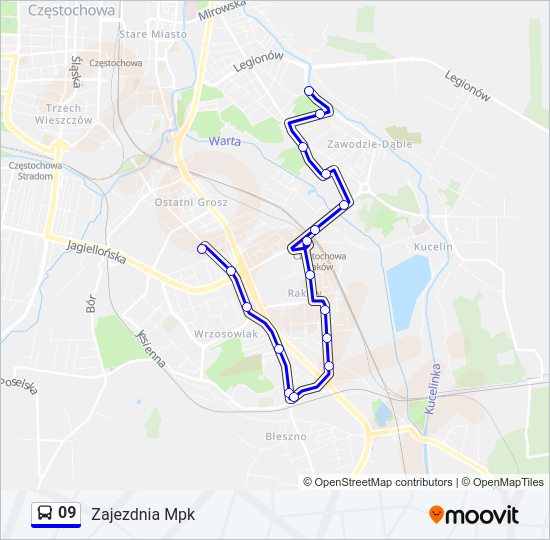 09 bus Line Map