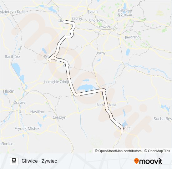 SPRINTER train Line Map