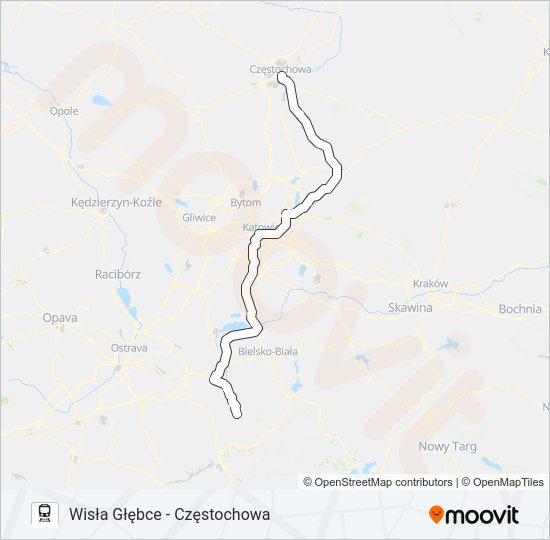 SPRINTER train Line Map