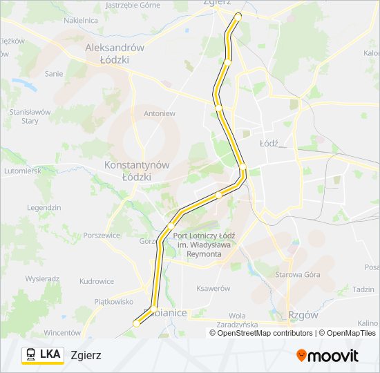 LKA Train Line Map