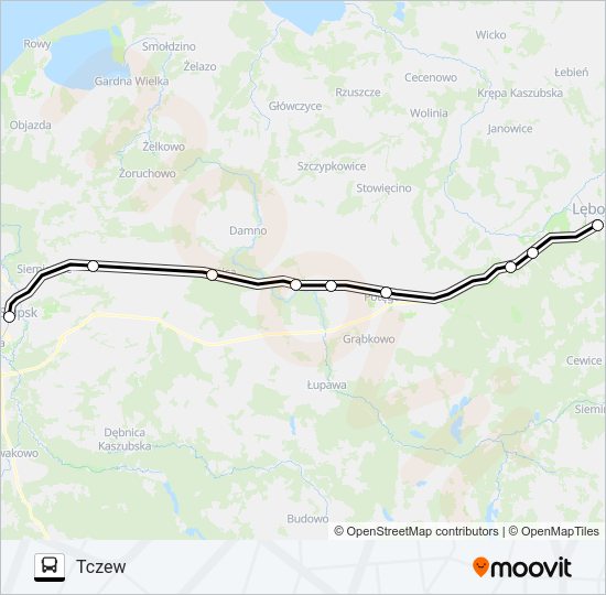 ZKA REG 0 bus Line Map