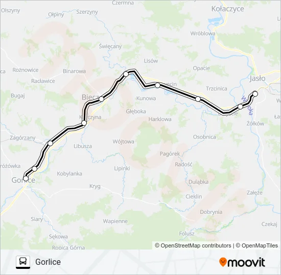 Автобус ZKA REG 1: карта маршрута