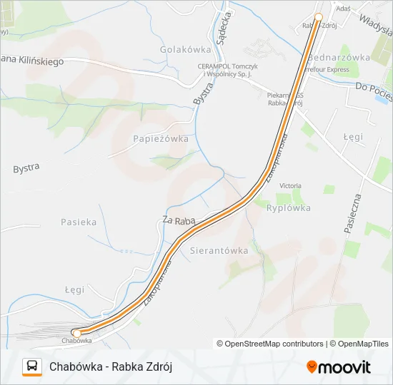 Автобус ZKA REG 1: карта маршрута