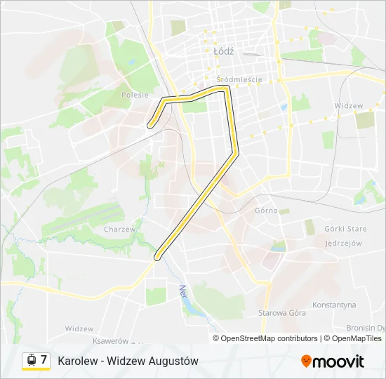 7 Light Rail Line Map