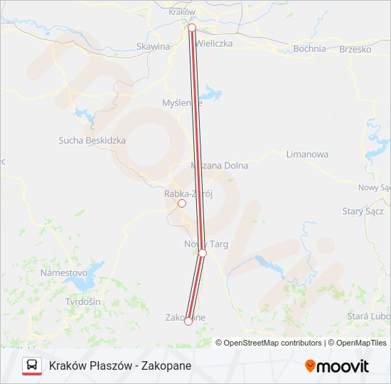 ZKA TLK 53174 bus Line Map