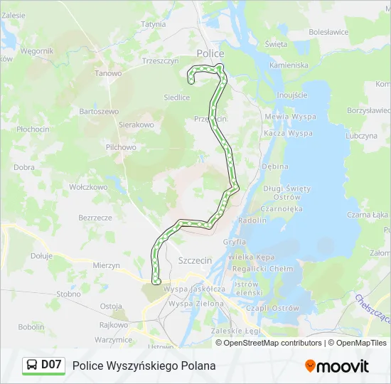 D07 Bus Line Map