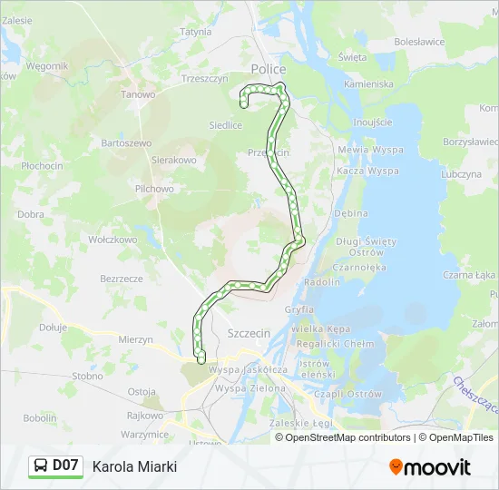 D07 Bus Line Map