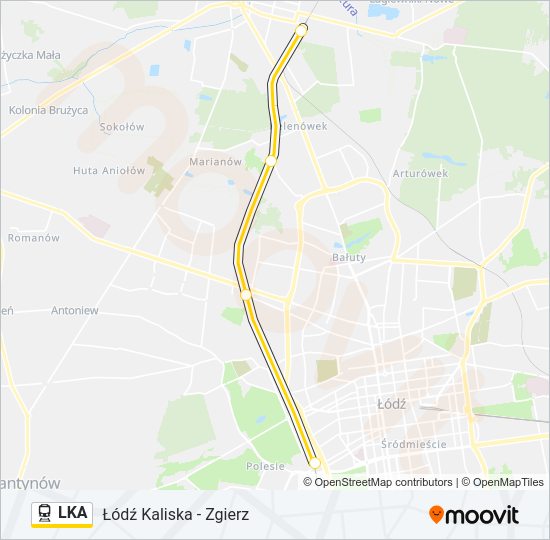 LKA train Line Map