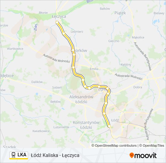 LKA train Line Map
