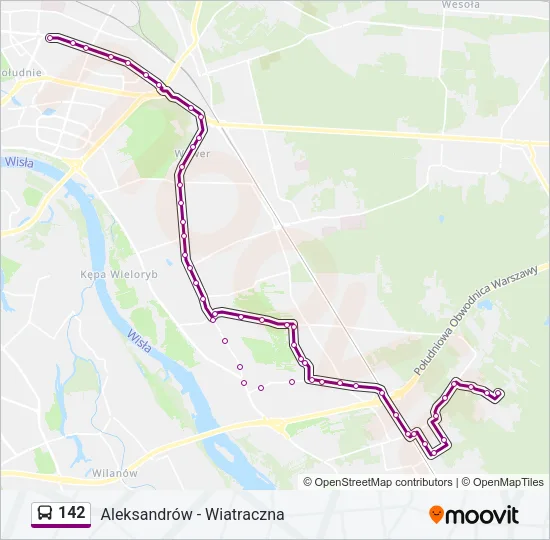 142 Bus Line Map