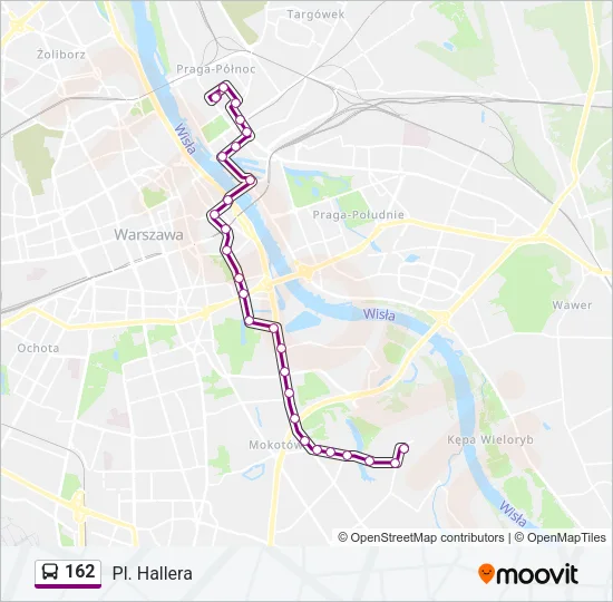 162 Bus Line Map