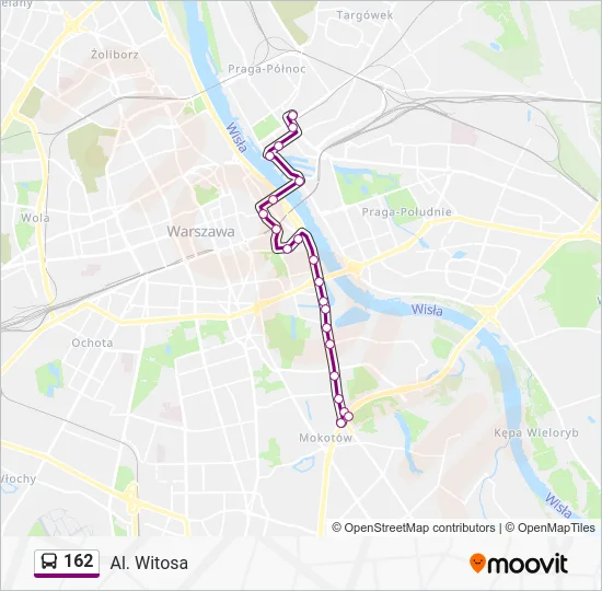 Автобус 162: карта маршрута