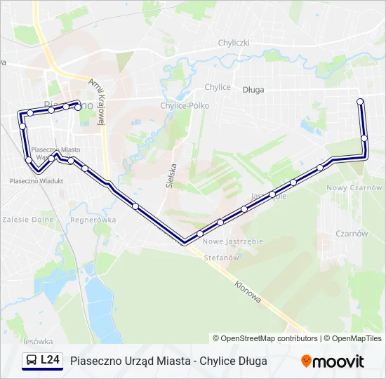 L24 Bus Line Map