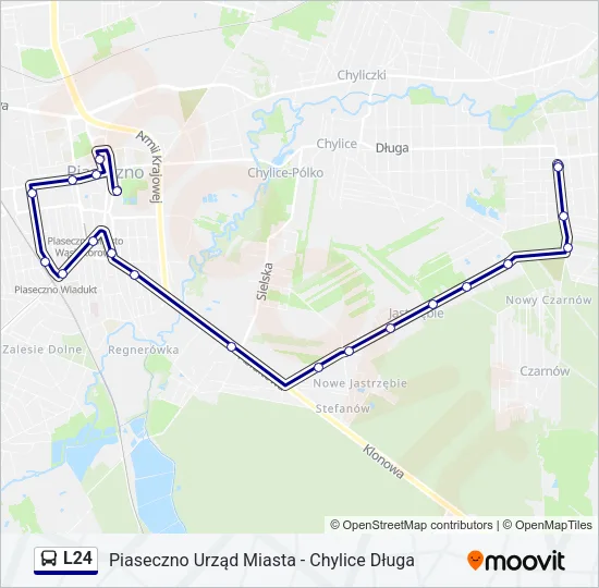L24 Bus Line Map
