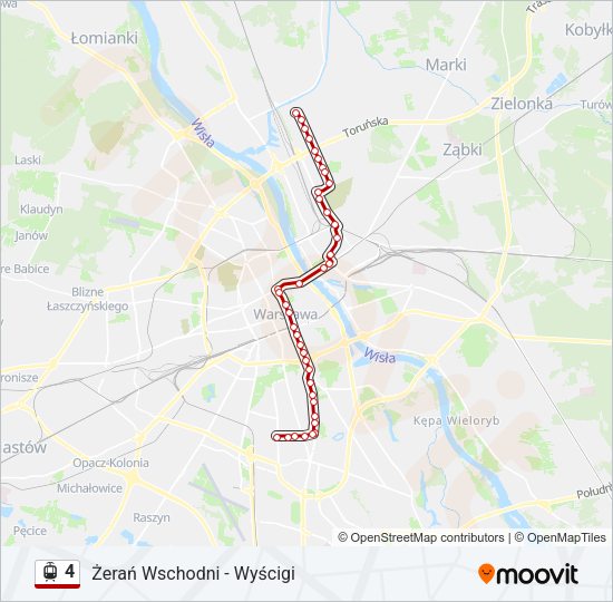 4 light rail Line Map