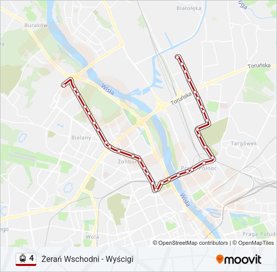 4 light rail Line Map