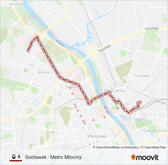 6 Light Rail Line Map