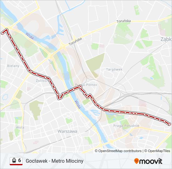 6 light rail Line Map